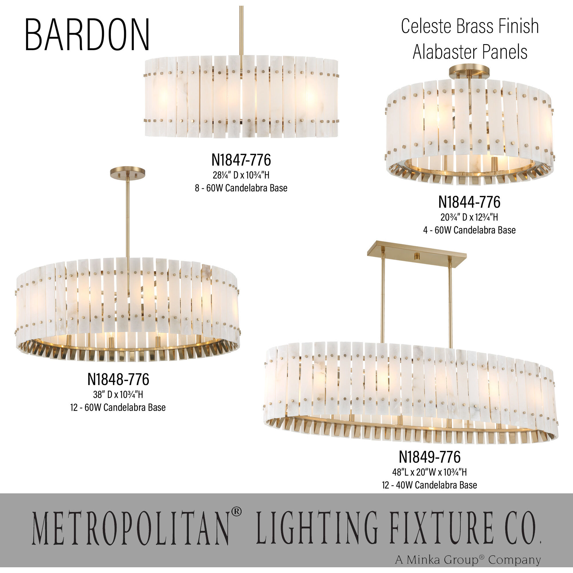 Bardon 12 Light 36 inch Celeste Brass Pendant Ceiling Light